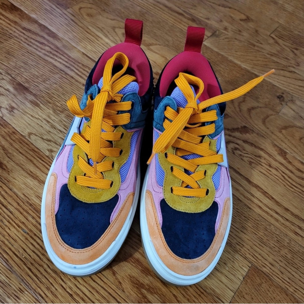 Christian Louboutin Multicolor Sneakers with Red Soles - Picture 9 of 10